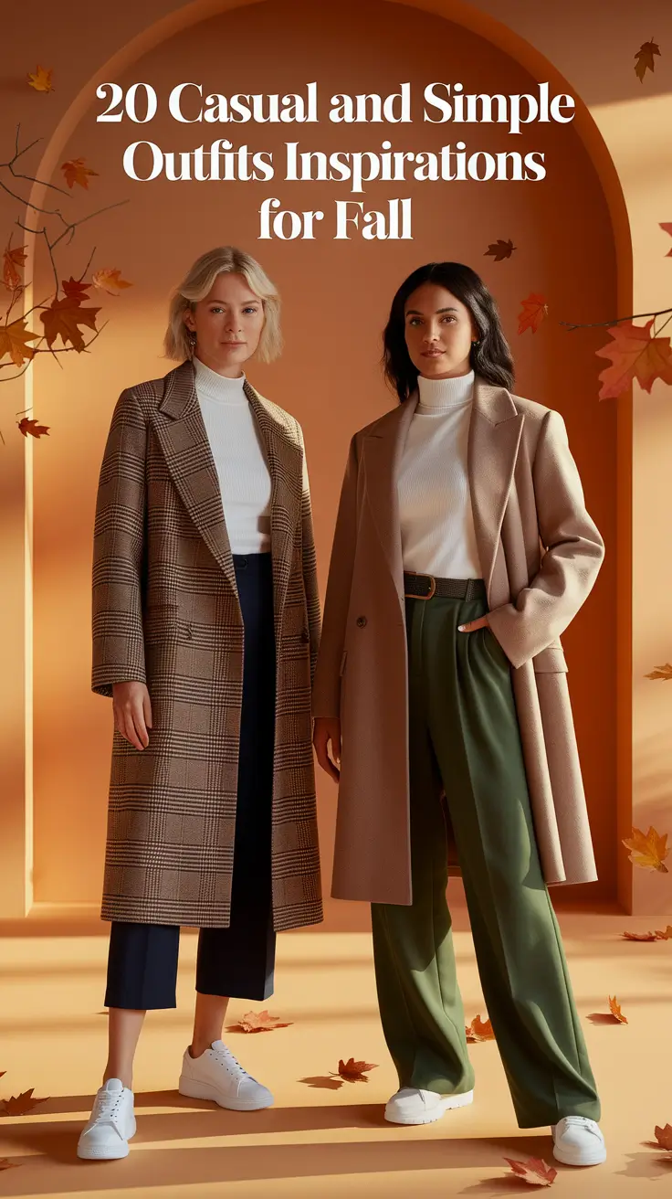 Casual and Simple Outfits Inspirations for Fall 2025