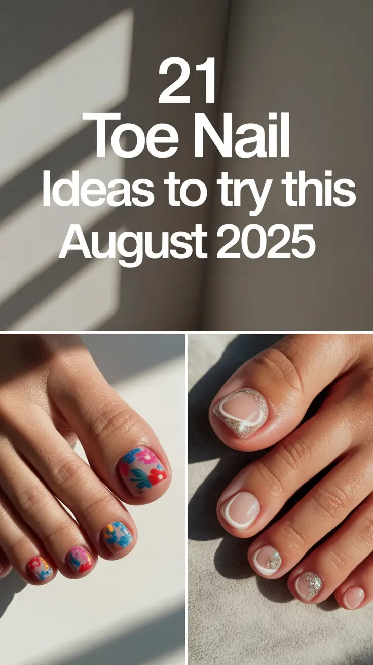 Toe Nail Ideas to Try This August 2025: Fresh Color & Design Inspiration