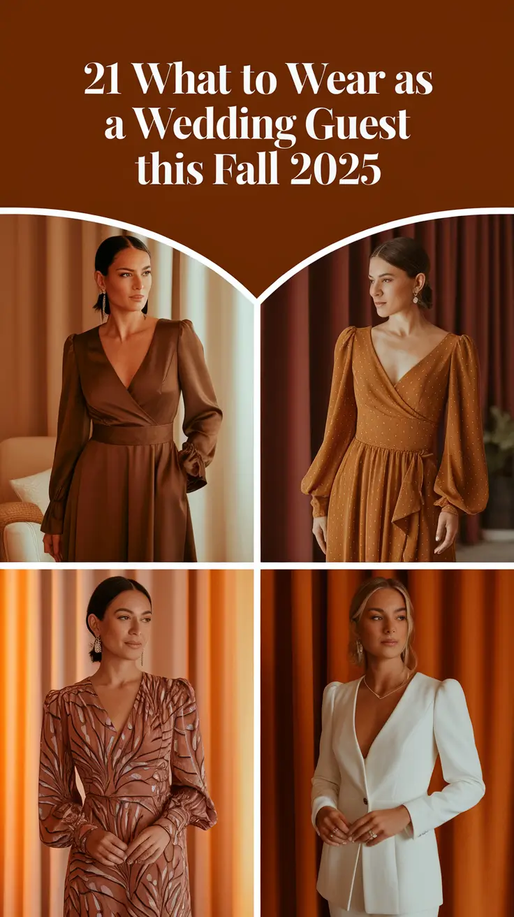 What to Wear as a Wedding Guest This Fall 2025: Stylish Looks from September to November