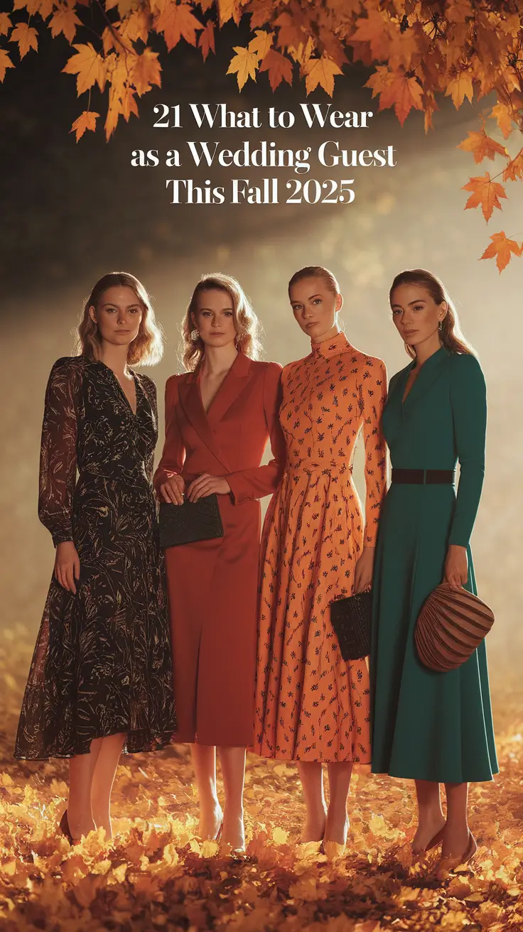 What to Wear as a Wedding Guest This Fall 2025: Stylish Looks from September to November