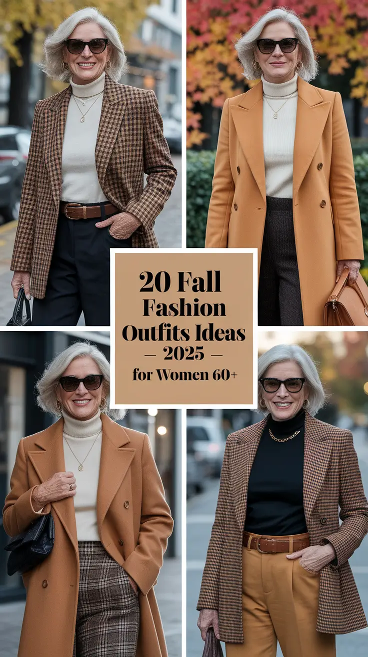 Fall Fashion Outfits Ideas 2025 for Women 60+: Classy & Casual Looks to Embrace the Season