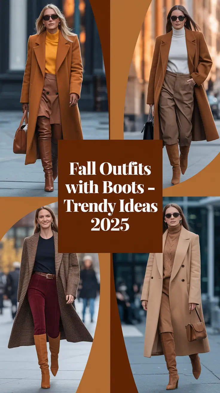 Fall Outfits with Boots – Trendy Ideas 2025 for Every Style and Body