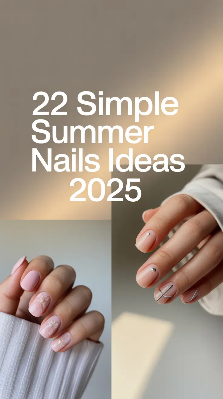 Simple Summer Nails Ideas 2025: Bright, Fun & Colorful Inspo for Every Shape