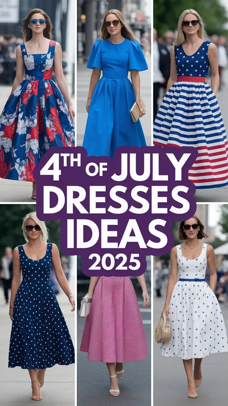Stunning 4th of July Dresses Ideas 2025 to Impress All Summer