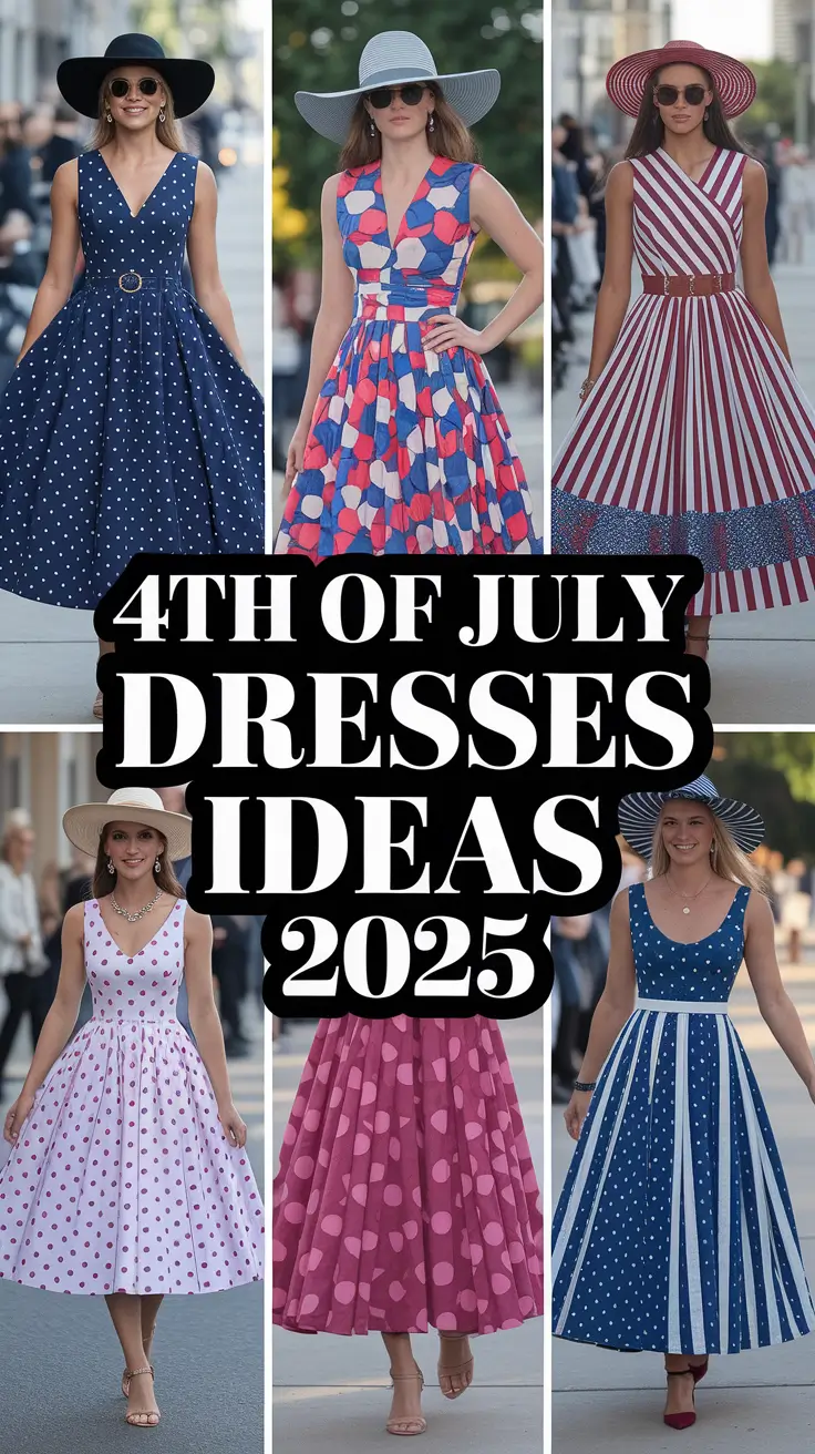 Stunning 4th of July Dresses Ideas 2025 to Impress All Summer
