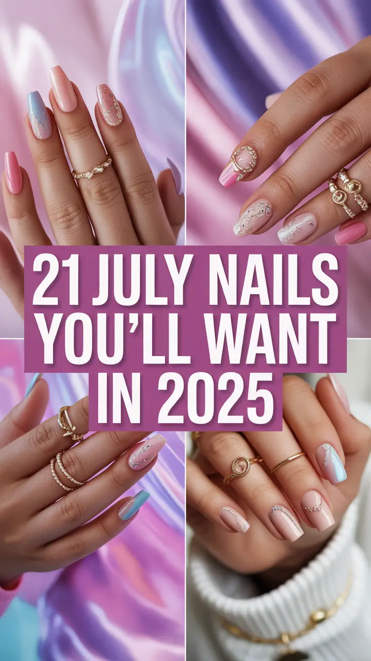 July Nails You’ll Want in 2025: Bold, Fun & Summer-Ready Designs