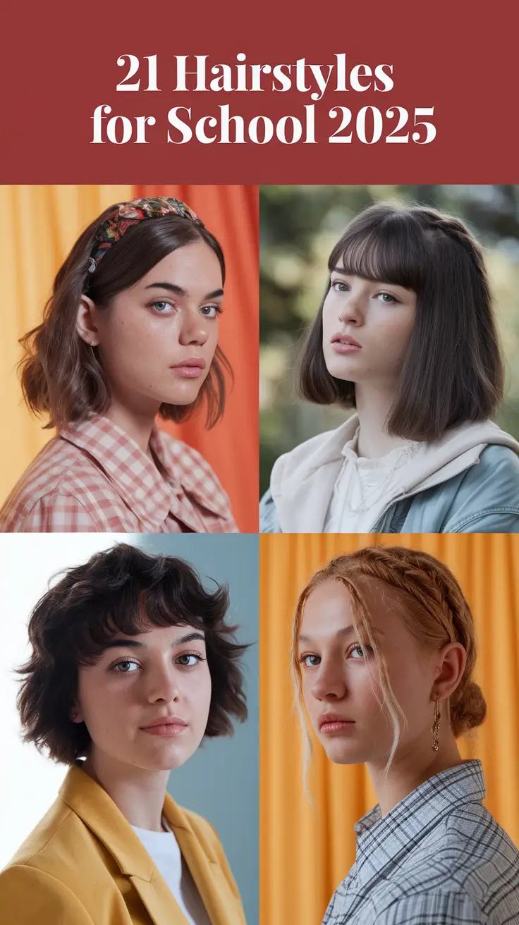 The Best Hairstyles for School 2025: Cute, Easy, and Trendy Looks to Try Now