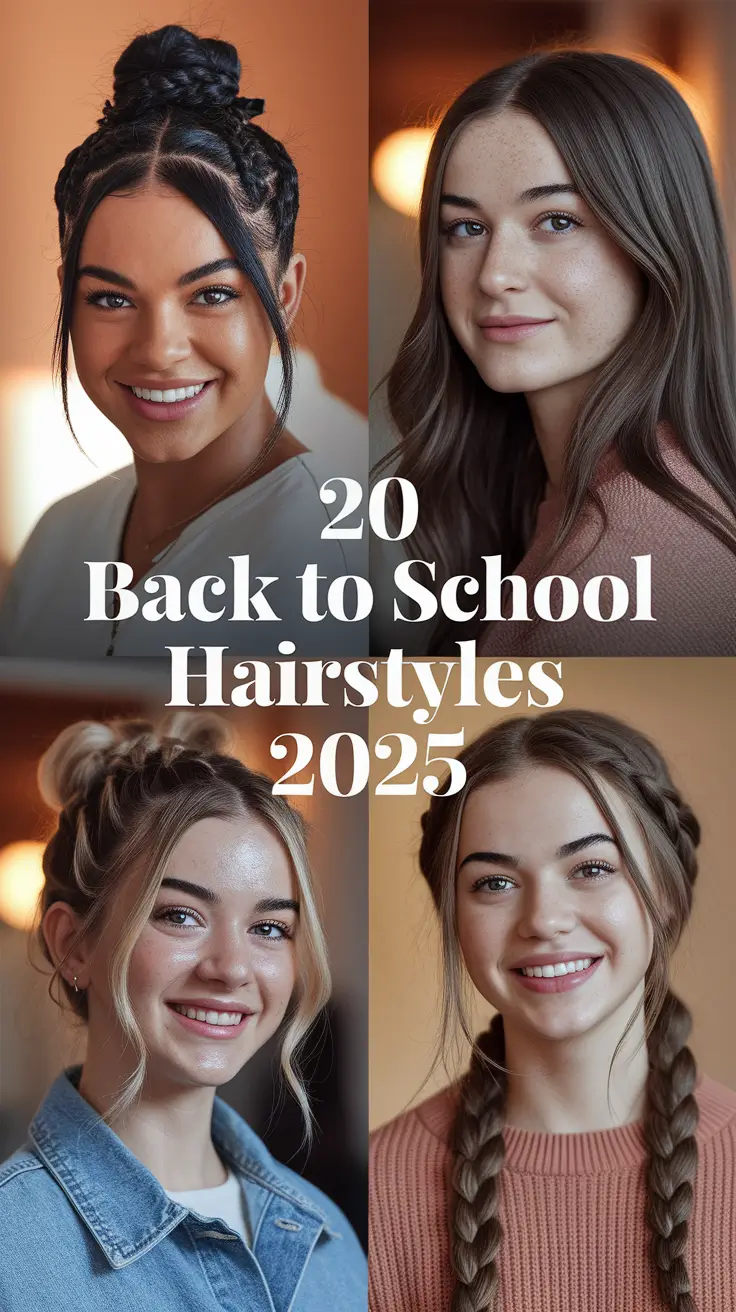 Back to School Hairstyles 2025: Fresh Ideas for Braids, Natural Hair & More
