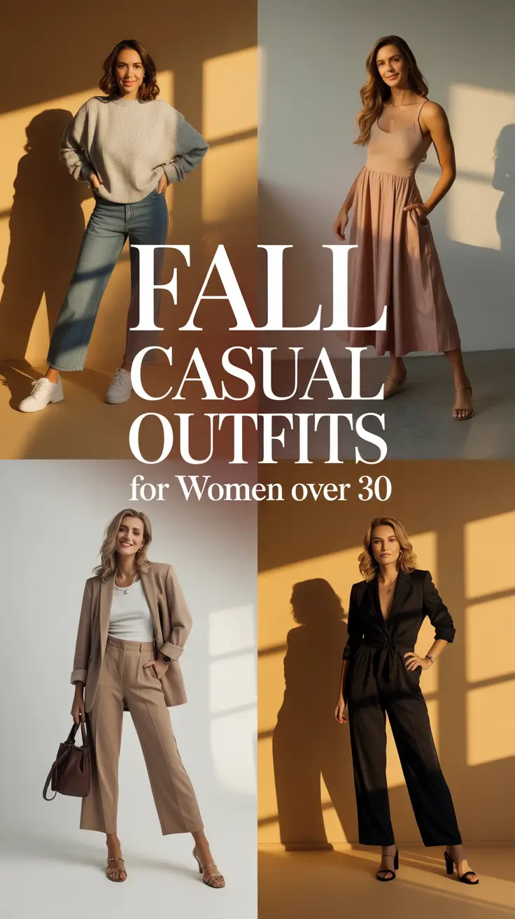 Fall 2025 Casual Outfits for Women Over 30 That Are Effortlessly Classy