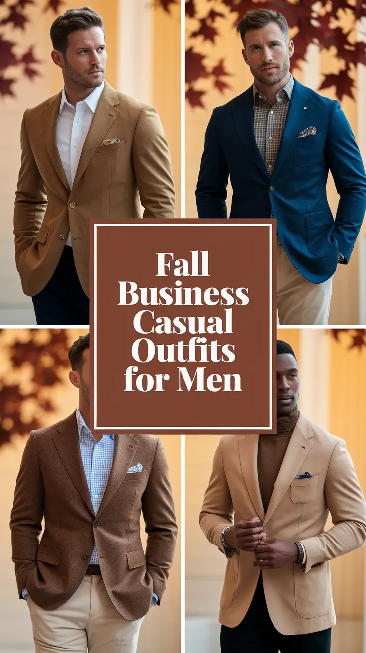 Fall Business Casual Outfits for Men 2025: Smart Looks for Work and Office Wear