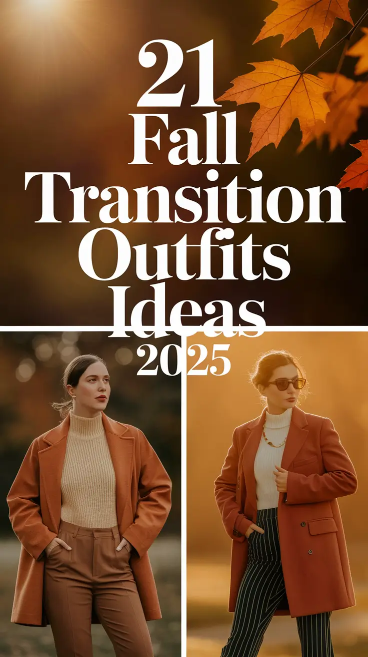 Fall Transition Outfits Ideas 2025: Easy & Stylish Looks for Women’s Casual to Work Days