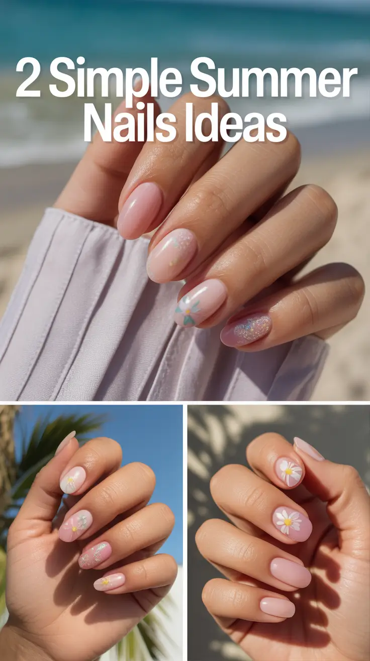 Simple Summer Nails Ideas 2025: Bright, Fun & Colorful Inspo for Every Shape