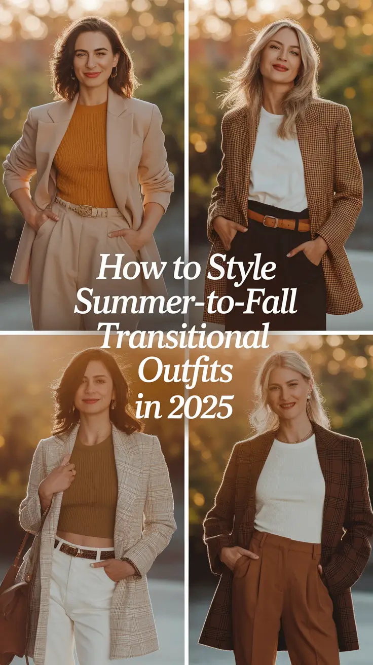 How to Style Summer-to-Fall Transitional Outfits in 2025: Comfy Looks That Work for Real Life