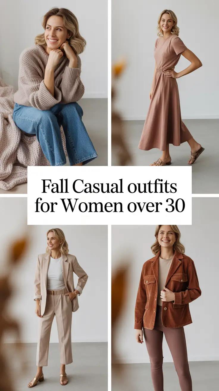 Fall 2025 Casual Outfits for Women Over 30 That Are Effortlessly Classy