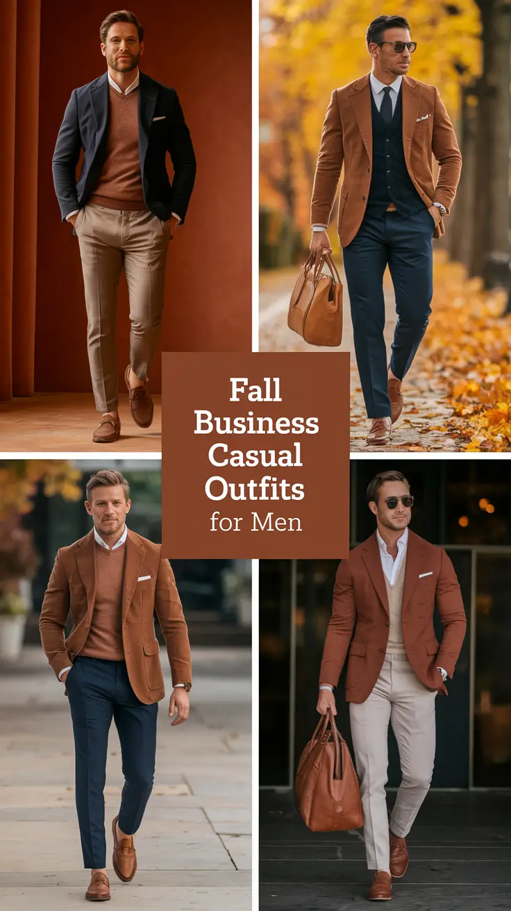 Fall Business Casual Outfits for Men 2025: Smart Looks for Work and Office Wear