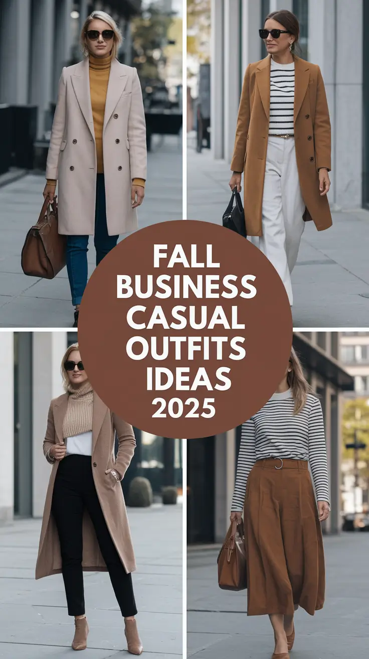 Fall Business Casual Outfits Ideas 2025: Stylish & Comfy Looks You’ll Actually Wear