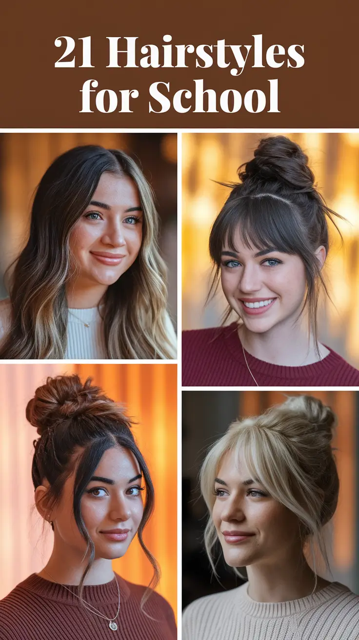 The Best Hairstyles for School 2025: Cute, Easy, and Trendy Looks to Try Now