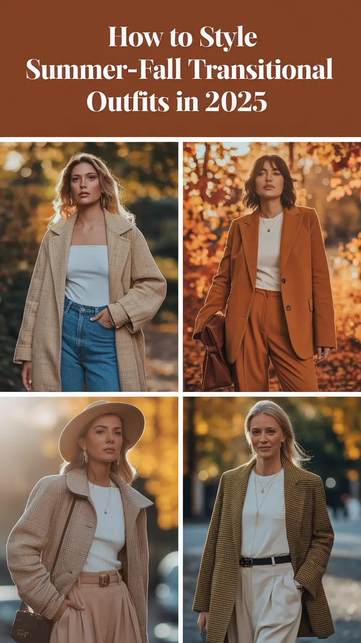 How to Style Summer-to-Fall Transitional Outfits in 2025: Comfy Looks That Work for Real Life