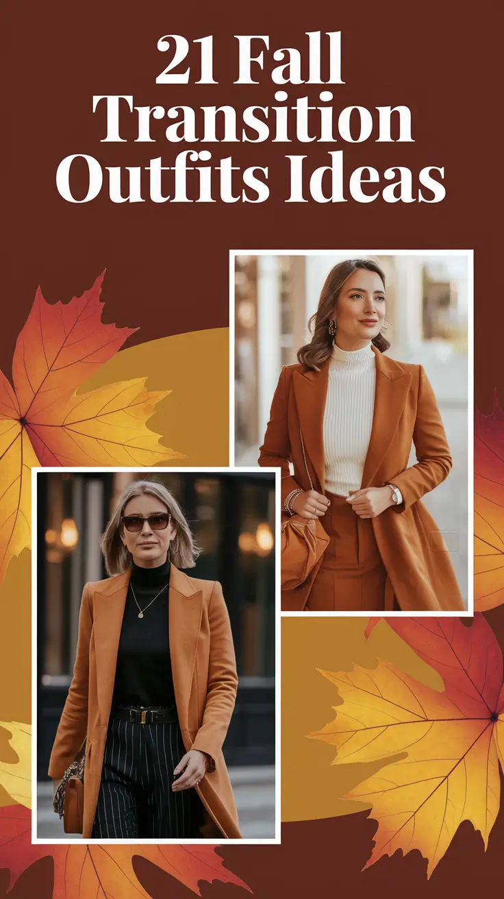 Fall Transition Outfits Ideas 2025: Easy & Stylish Looks for Women’s Casual to Work Days