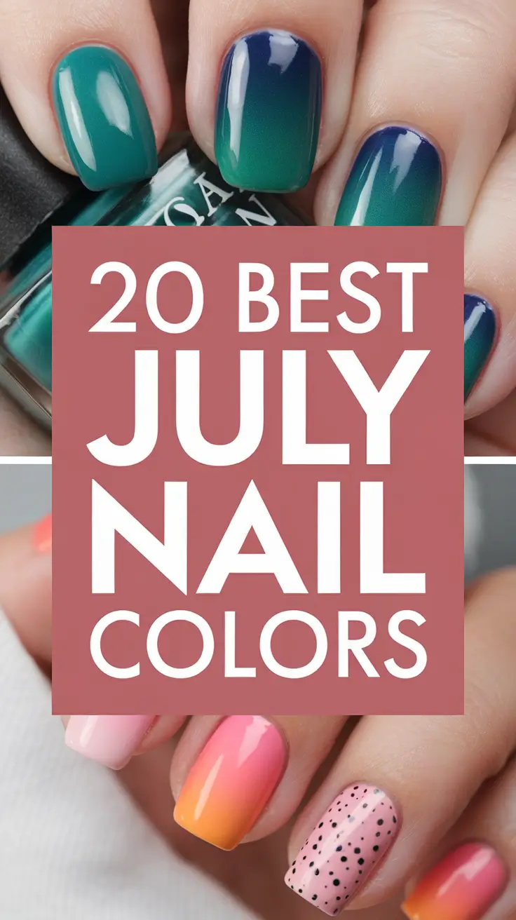 Best July Nail Colors for 2025: Summer-Ready Ideas from Bold to Patriotic