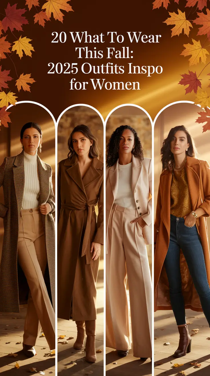 What to Wear This Fall: 2025 Outfits Inspo for Women That Feel Effortless & Trendy