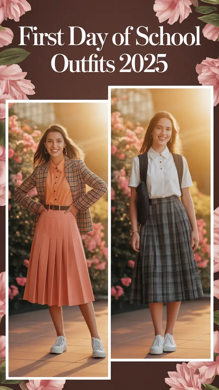 Best First Day of School Outfits 2025 to Dress Impress from 7th Grade to College