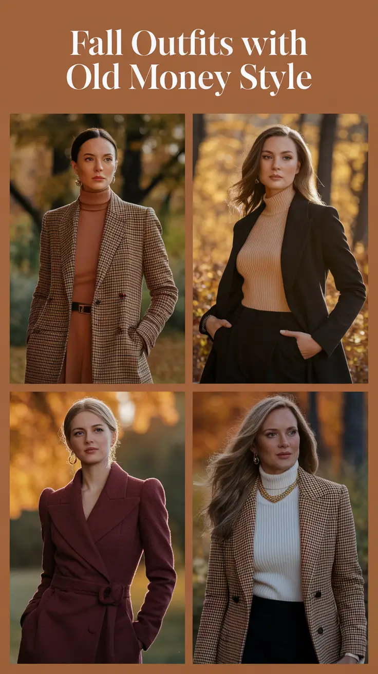 2025 Fall Outfits with Old Money Style: Classy Looks for Every Autumn Mood