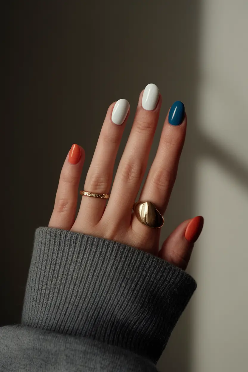 Simple & Cute 4th of July Nails 2025 Muted Minimalism Meets Patriotism