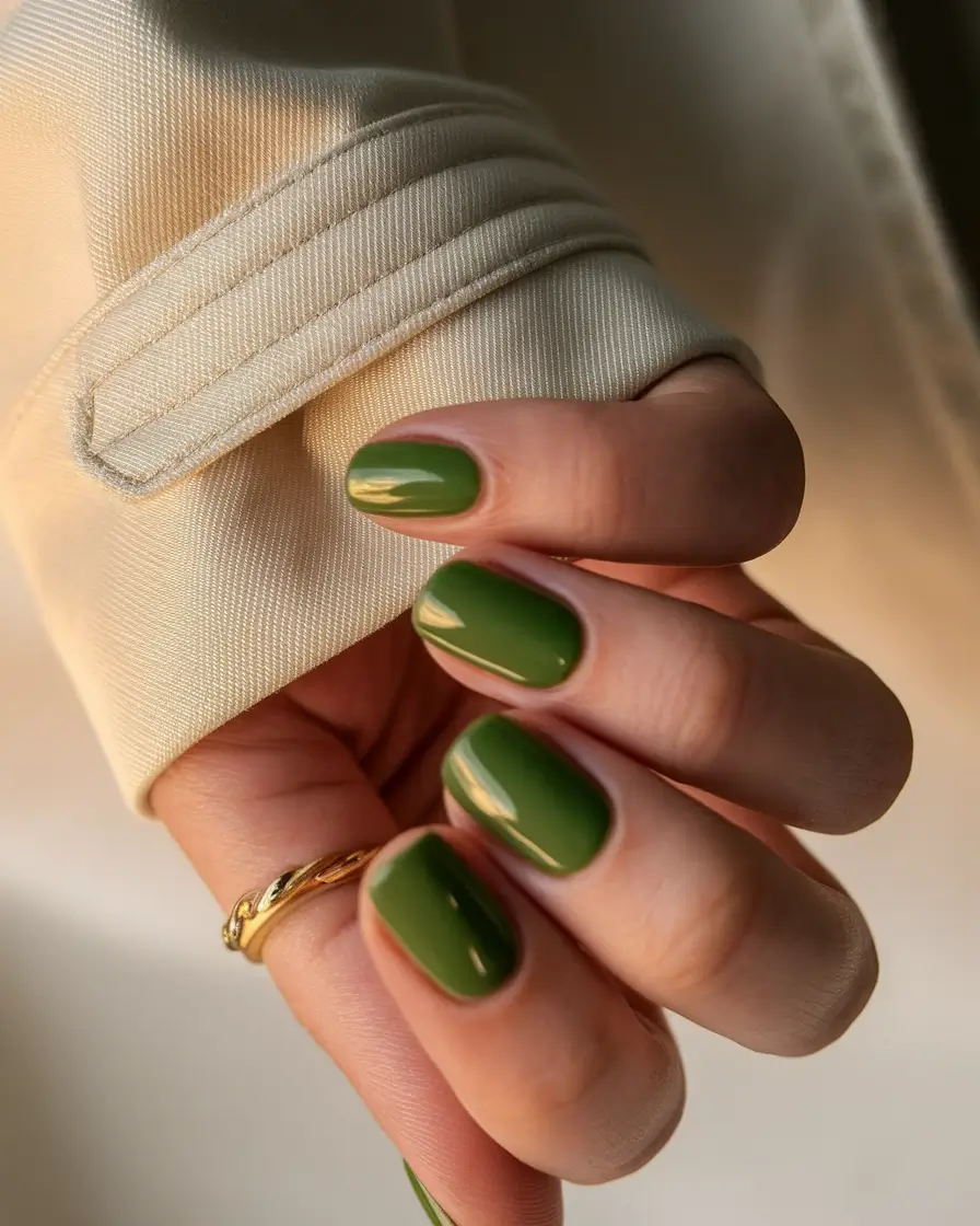 simple summer nails ideas 2025 Fresh Garden Green Energy