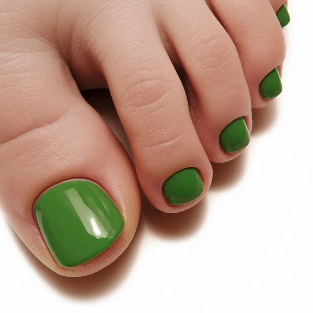 Toe Nail Ideas to Try This August 2025 Fresh-Cut Grass Power