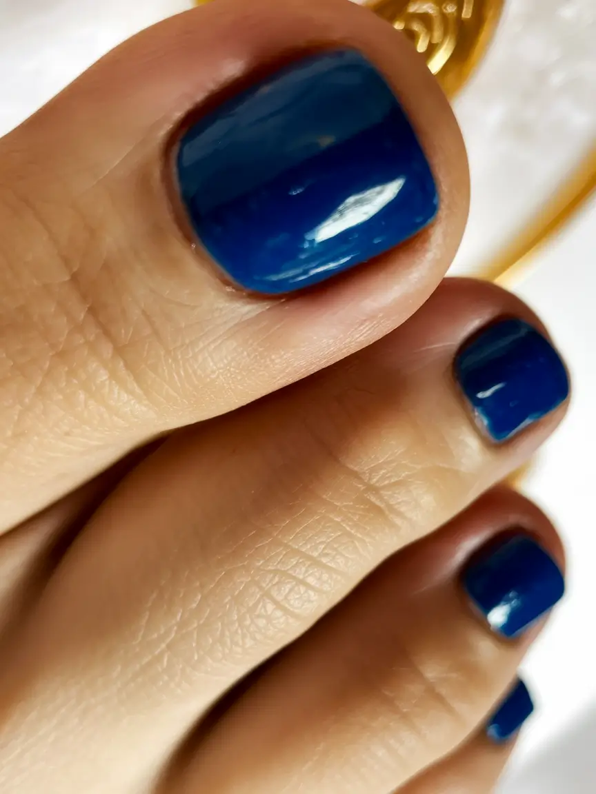 Toe Nail Ideas to Try This August 2025 Midnight Sail