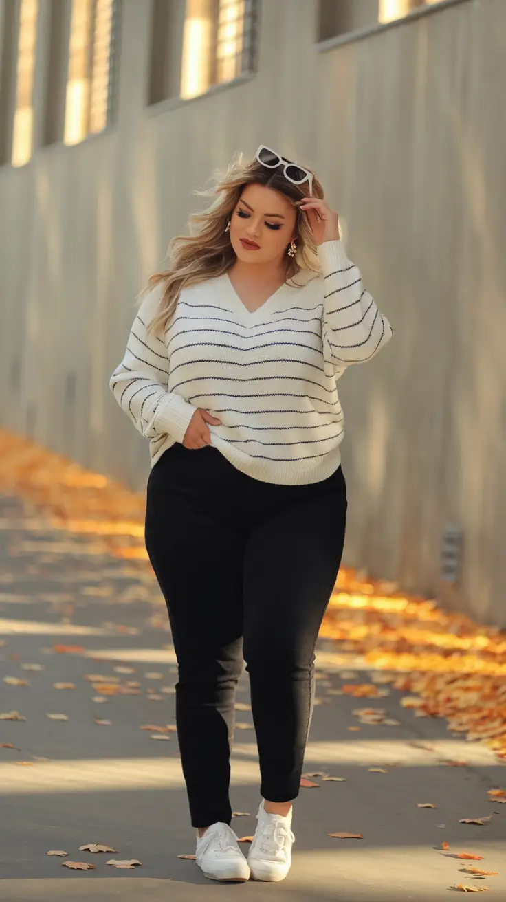 Trendy Plus Size Fall outfits for 2025 Sweater Weather Meets Street Style