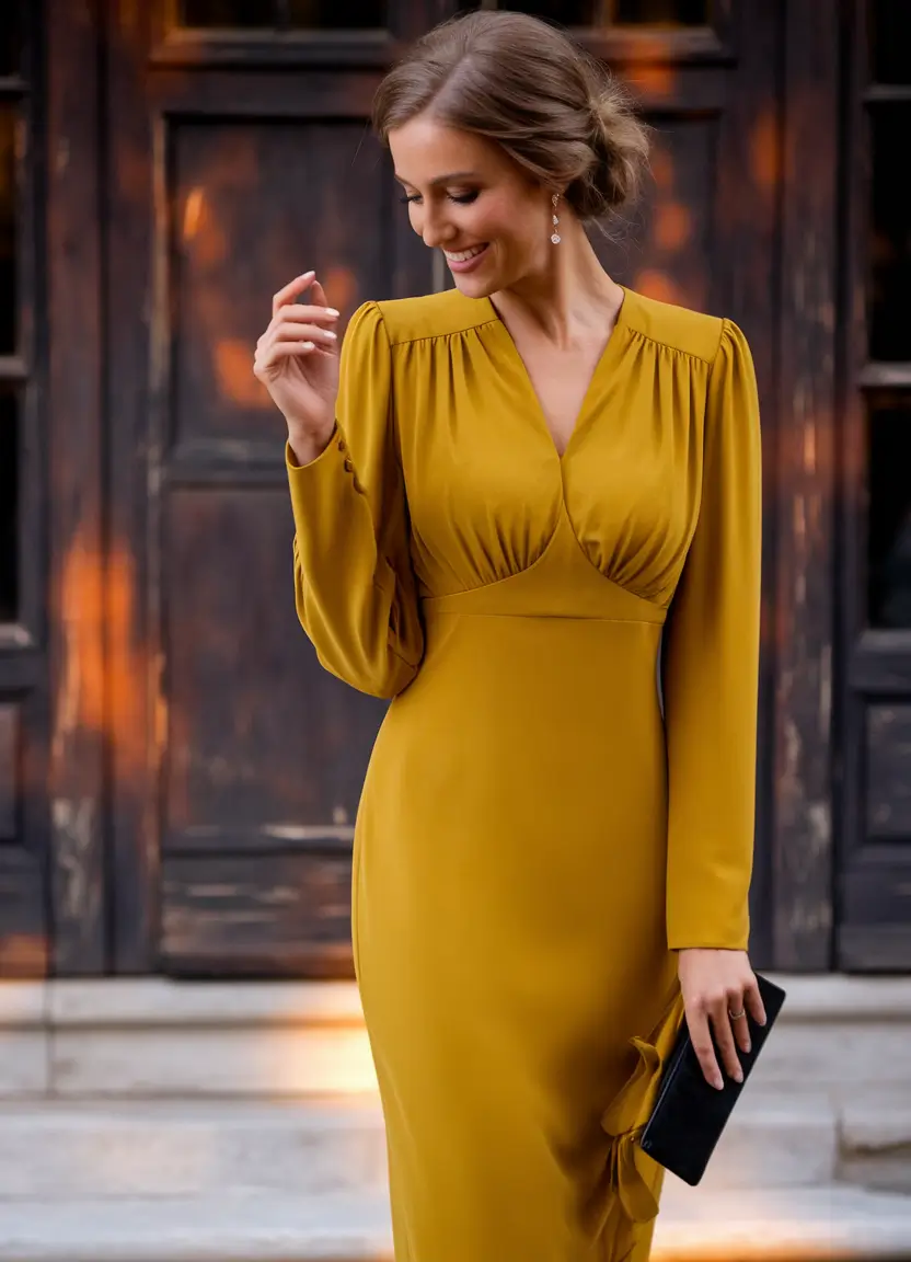 What to Wear as a Wedding Guest This Fall 2025 Golden Elegance for Autumn Evenings