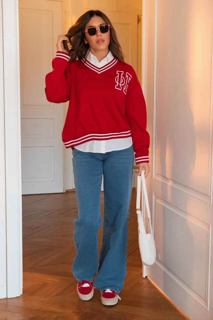 What to Wear This Fall: 2025 outfits Inspo for Women+Varsity Vibes