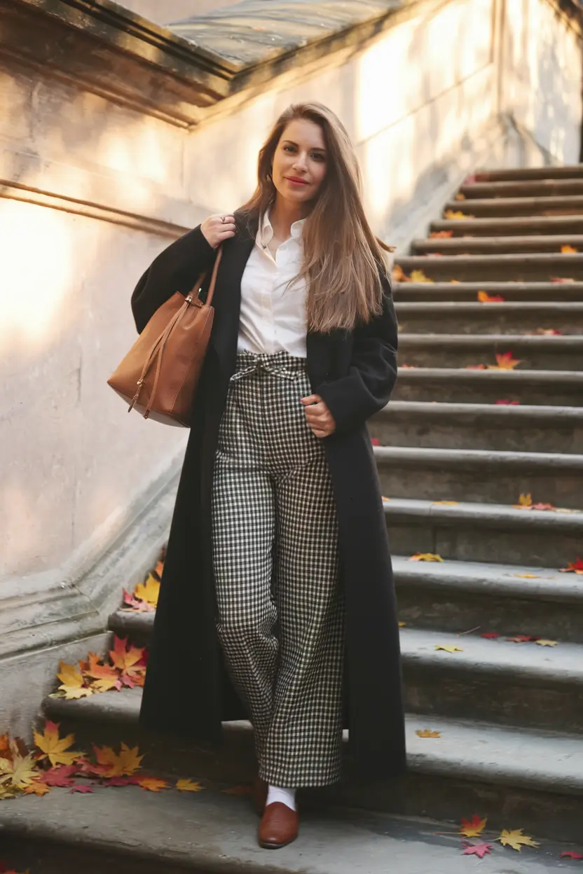 2025 Fall-Winter Fashion: Cold Weather outfits Ideas Retro-Polished with Autumn Flair
