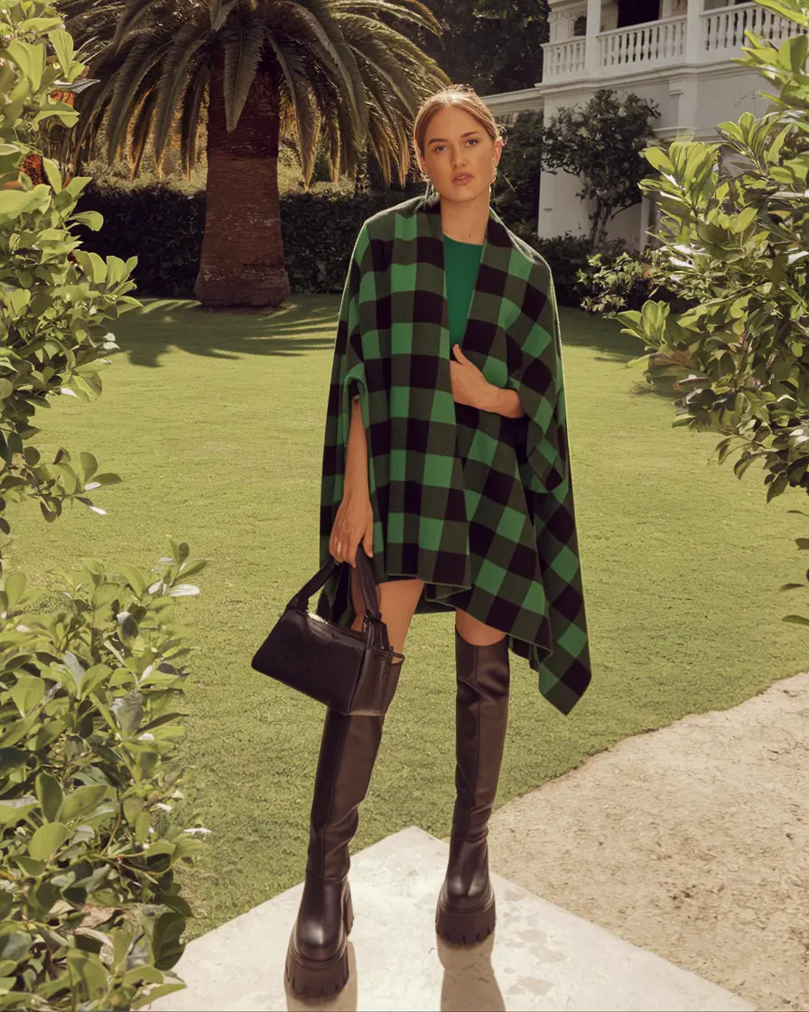 2025 Fall-Winter Fashion: Cold Weather outfits Ideas Power Cape Energy in Buffalo Green