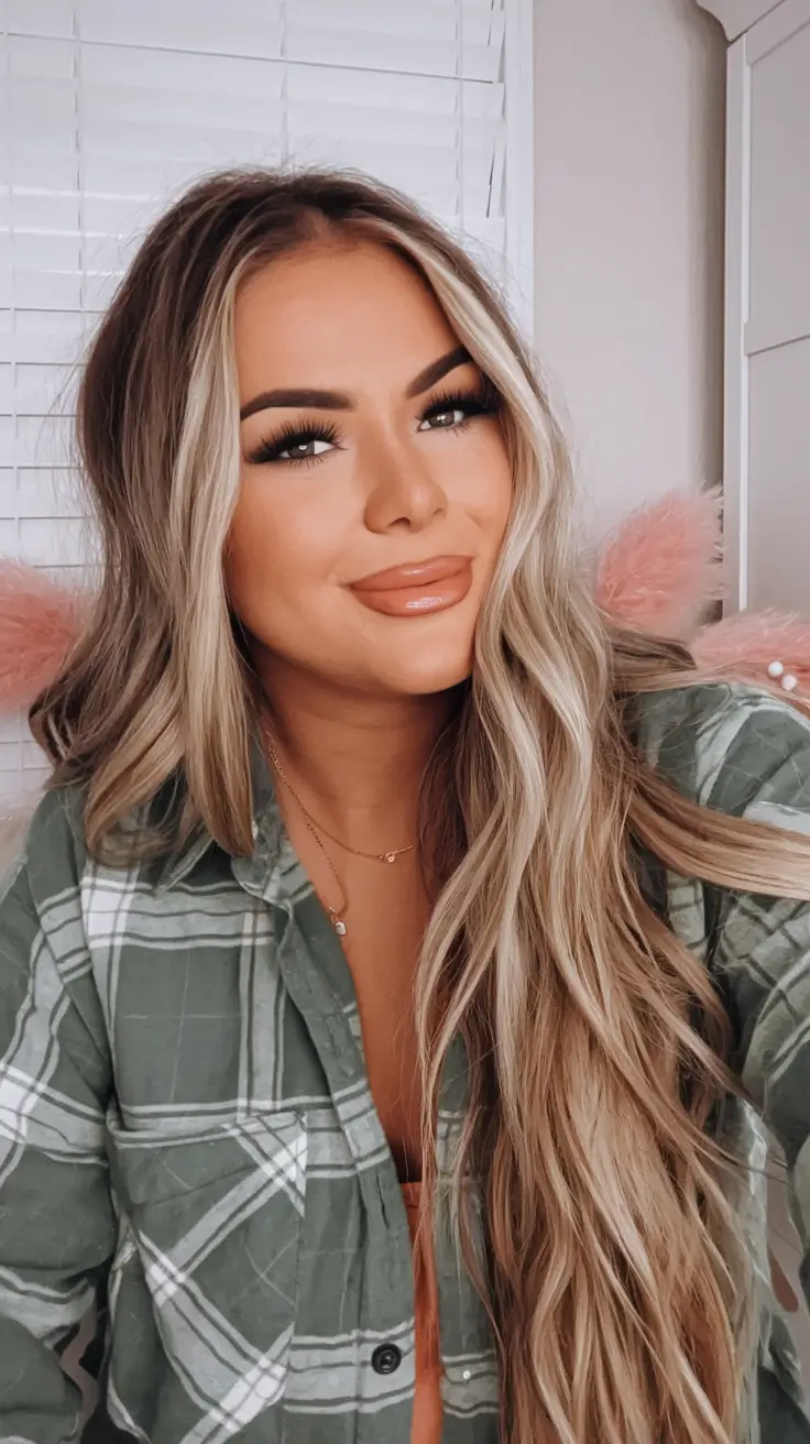 August hair color ideas - summer trends for 2025 | Sunlit Bronde Waves