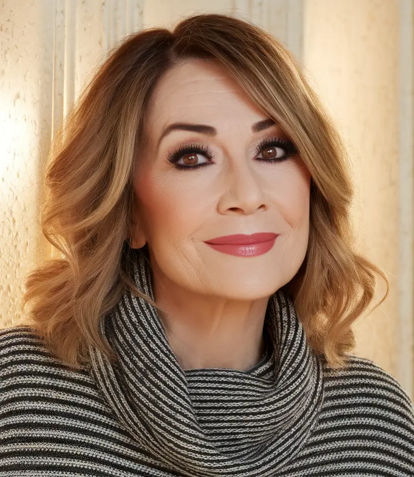 Best Fall 2025 Hair Color Trends for Women 40+ Warm Caramel Balayage on Soft Waves