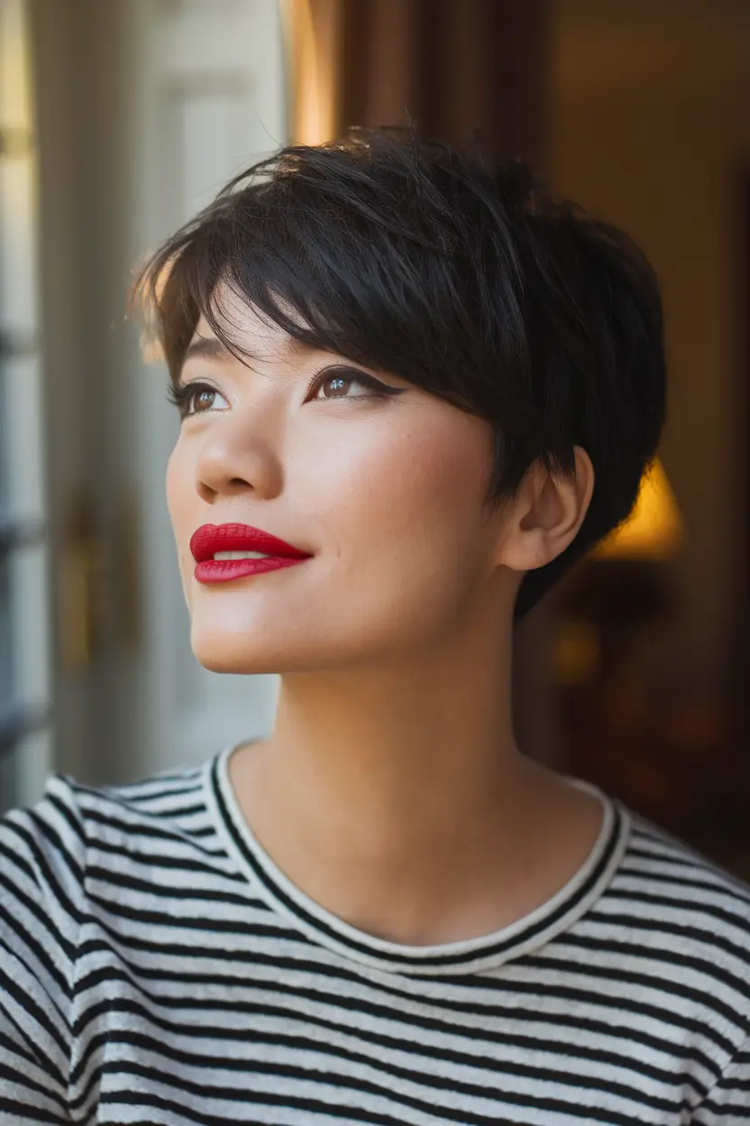 Best Fall 2025 Pixie Haircuts for Every Face Shape - Airy Feathered Pixie with Soft Texture