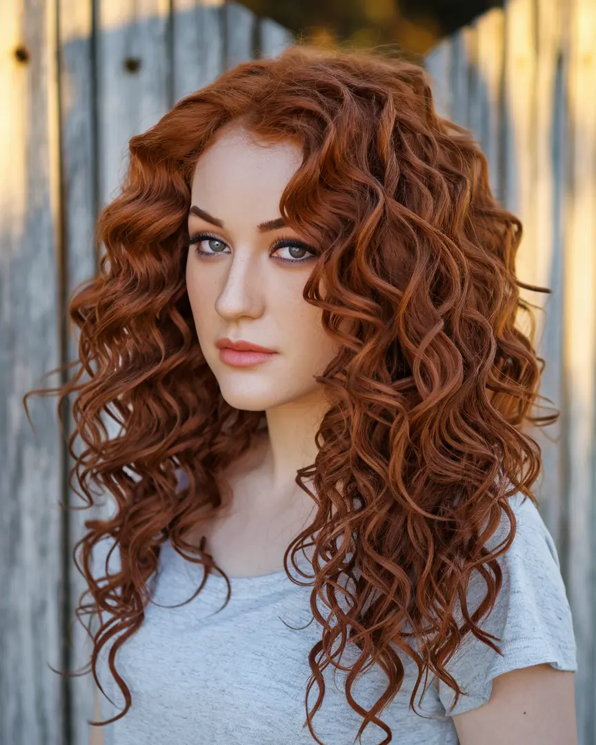 Best Fall Hair Color Trends for 2025 Spiced Cinnamon Curls