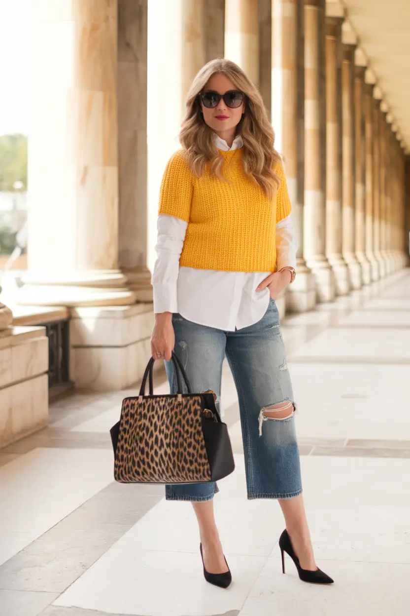 Casual September outfits Ideas 2025 Preppy Meets Power