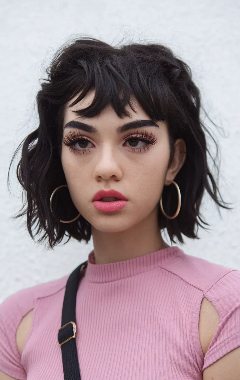Chic and Easy Short Haircuts for Fall 2025 Short Bob with Side Part and Soft Waves