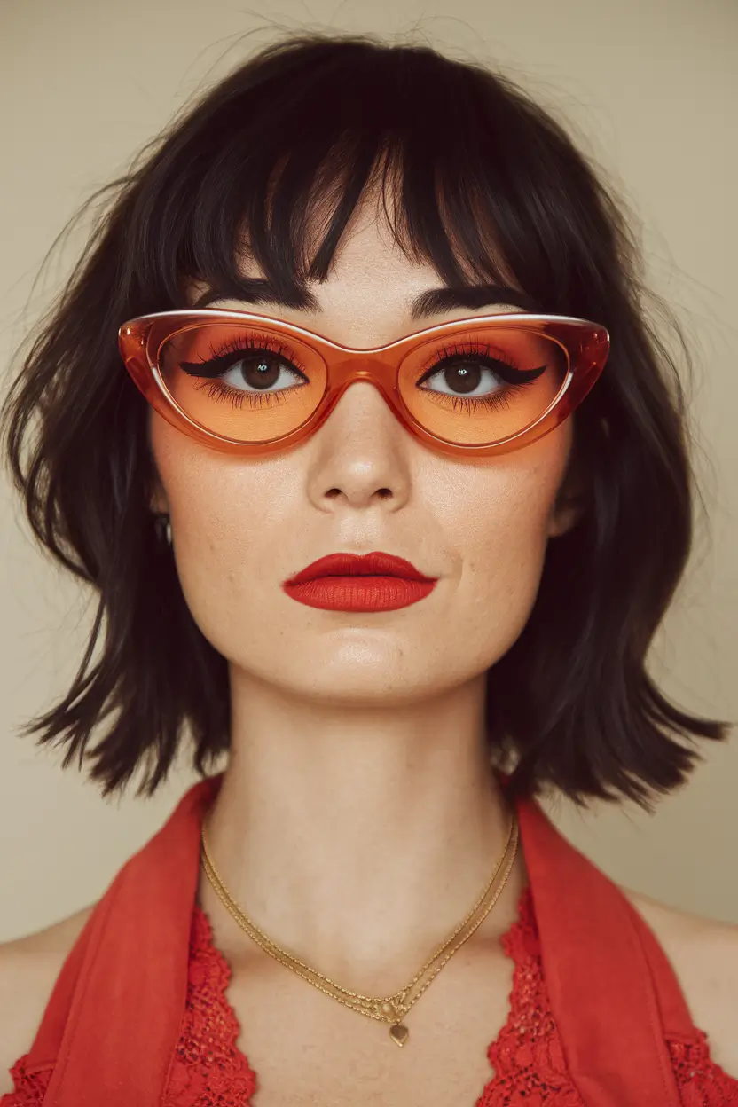 Chic and Easy Short Haircuts for Fall 2025 - Short Bob with Fringed Bangs