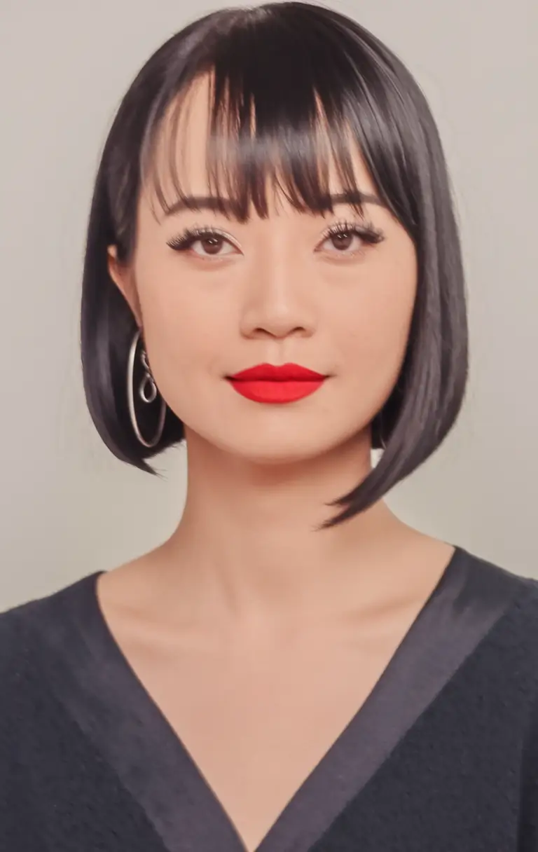 Chic and Easy Short Haircuts for Fall 2025 - Blunt Bob with Straight Cut
