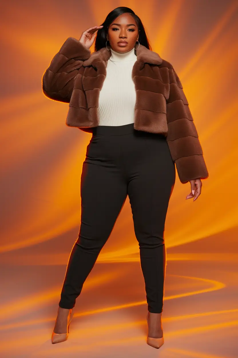 Chic Midsize outfits to Try This Fall 2025+Power Neutrals with Luxe Layers