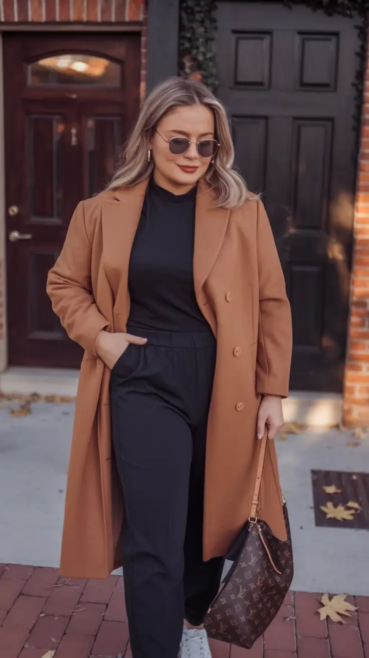 Chic Midsize outfits to Try This Fall 2025+Minimalist Street with a Tailored Twist