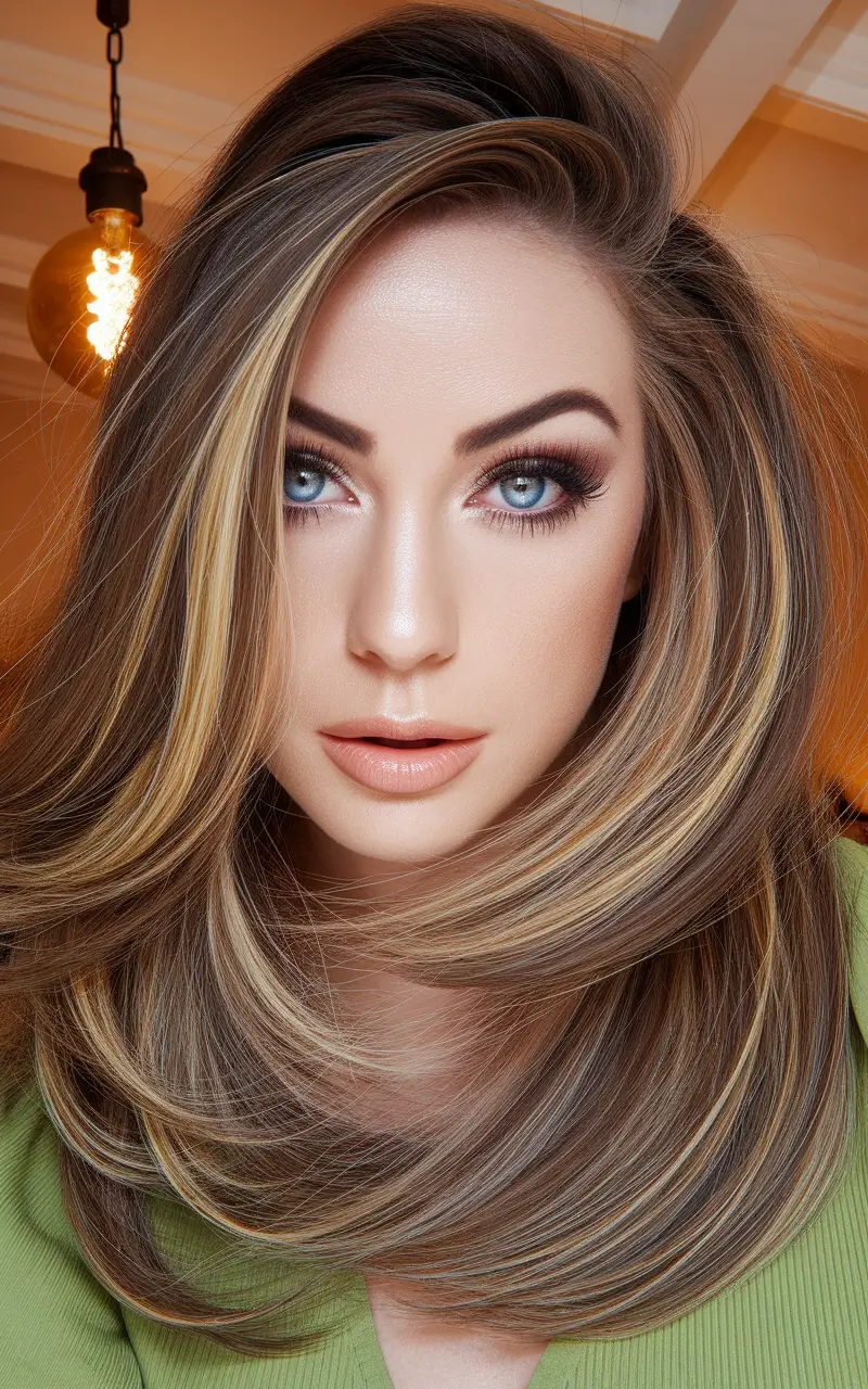 Cozy Autumn Haircuts for 2025 Voluminous Layered Blowout