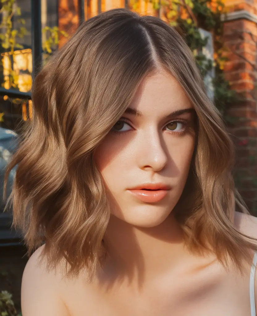 Cozy Autumn Haircuts for 2025 Wavy Bob With Natural Volume