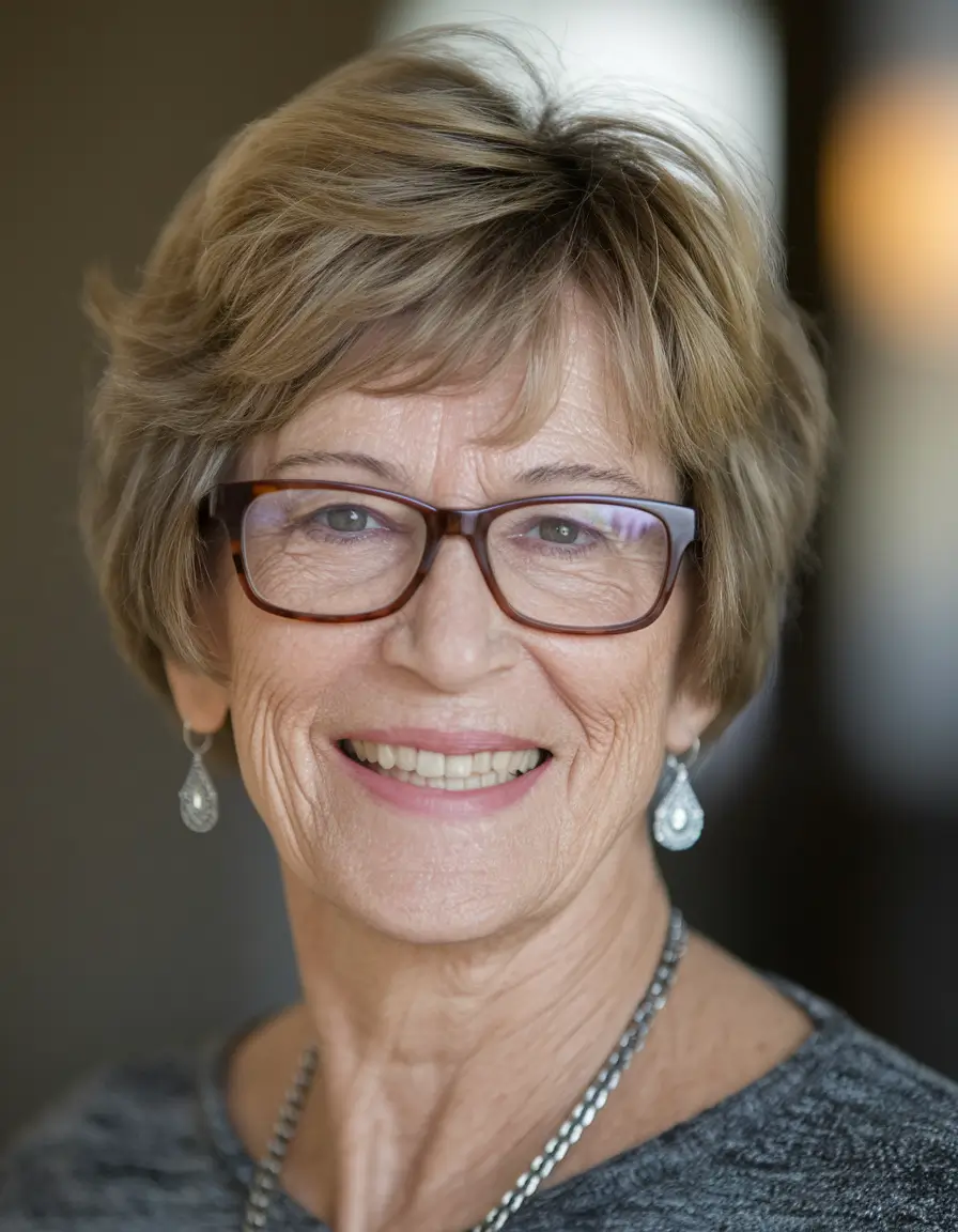 Elegant Fall 2025 Haircut Inspiration for Women Over 60 Textured Tousle with Youthful Energy
