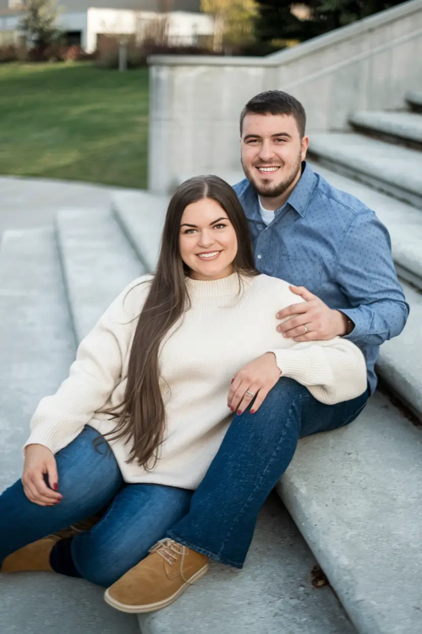 fall family photo outfits ideas 2025 White Knit and Denim Simplicity